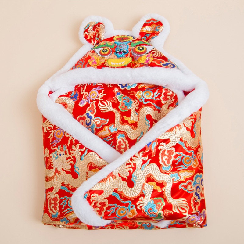 Chinese Style Handmade Tiger Head Baby Swaddling Wrap Etsy