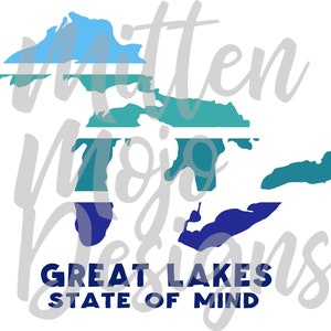Great Lakes State of MindSVG
