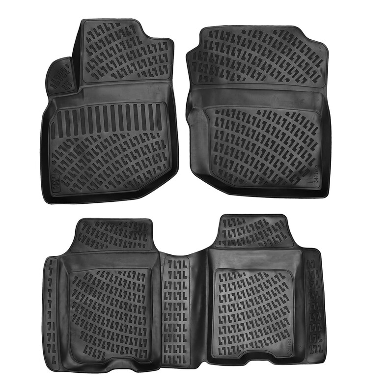 All Weather HONDA Fit Car Floor Mats 2009 2013 Etsy