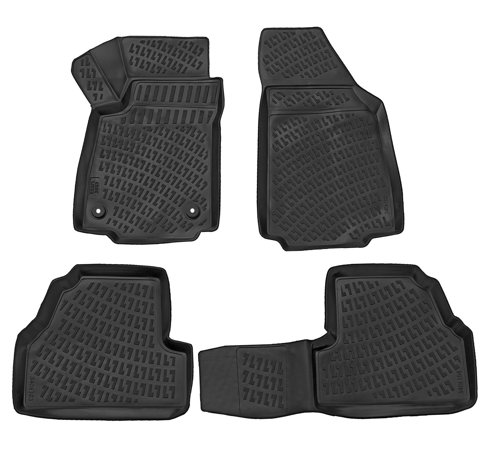 All Weather Chevrolet Trax Car Floor Mats 20142021 Etsy