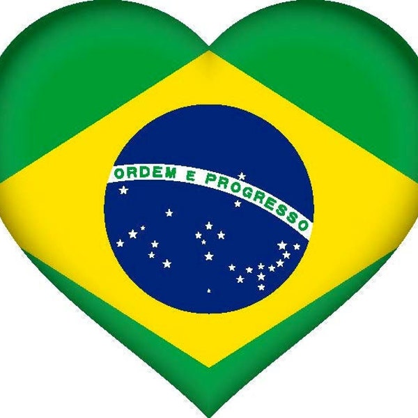 Sell Brazil Flag Shield Decal 5"x4.3" Brazilian Vinyl Bumper Sticker ZU1 In Sticker City, CA - Foto 6