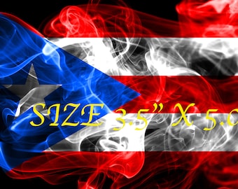 Puerto Rco Flag Stcker Decal Bandera Car Borcua Puerto - Etsy