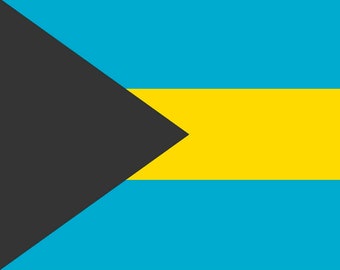 Bahamas  Flag Sticker Decal, Bandera de Bahamas , Car, Desktop, Bandera do Bahamas
