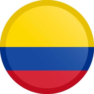 Colombia Flag Sticker Decal Bandera Car Desktop Bandera Etsy