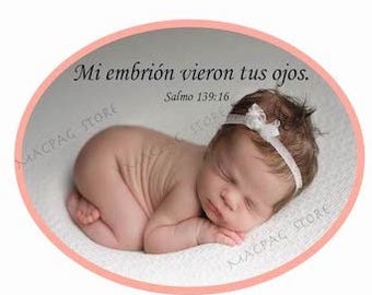 Versos Bíblicos Mensajes Cristianos Sticker Biblia Decal Calcomanía Size 4.5 X 3.75 Inches