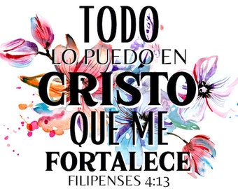 Versos Bíblicos Mensajes Cristianos Sticker Biblia Decal Calcomanía