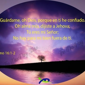 Versos Bíblicos Mensajes Cristianos Sticker Biblia Decal Calcomanía Size 4.75 X 3.50
