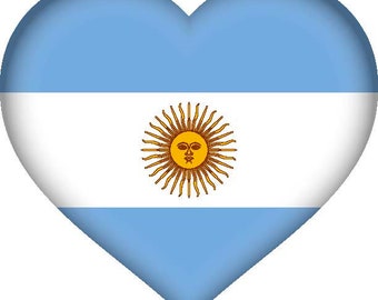 Argentina Flag Sticker Decal, Laptop Sticker , Car, Desktop, Bandera de Argentina