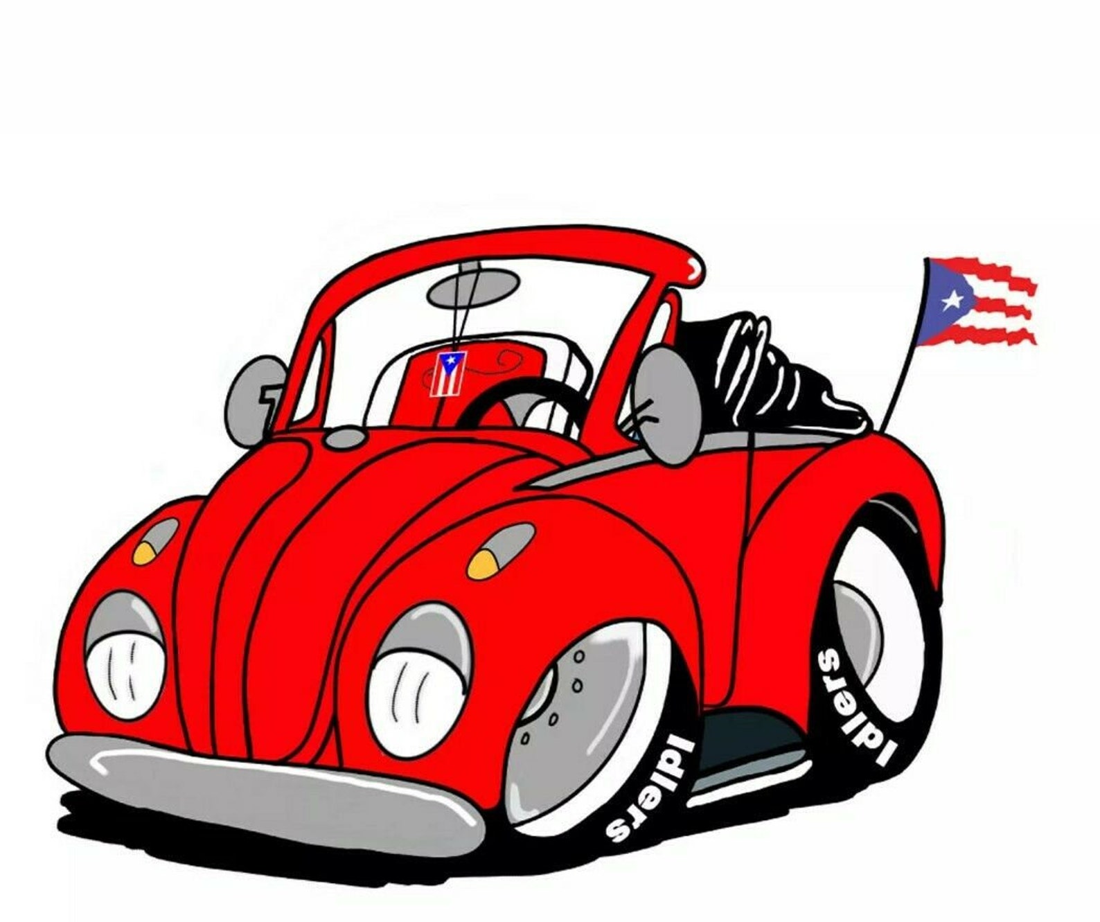 Puerto Rico Flag Sticker Decal Bandera Car Boricua Puerto Etsy