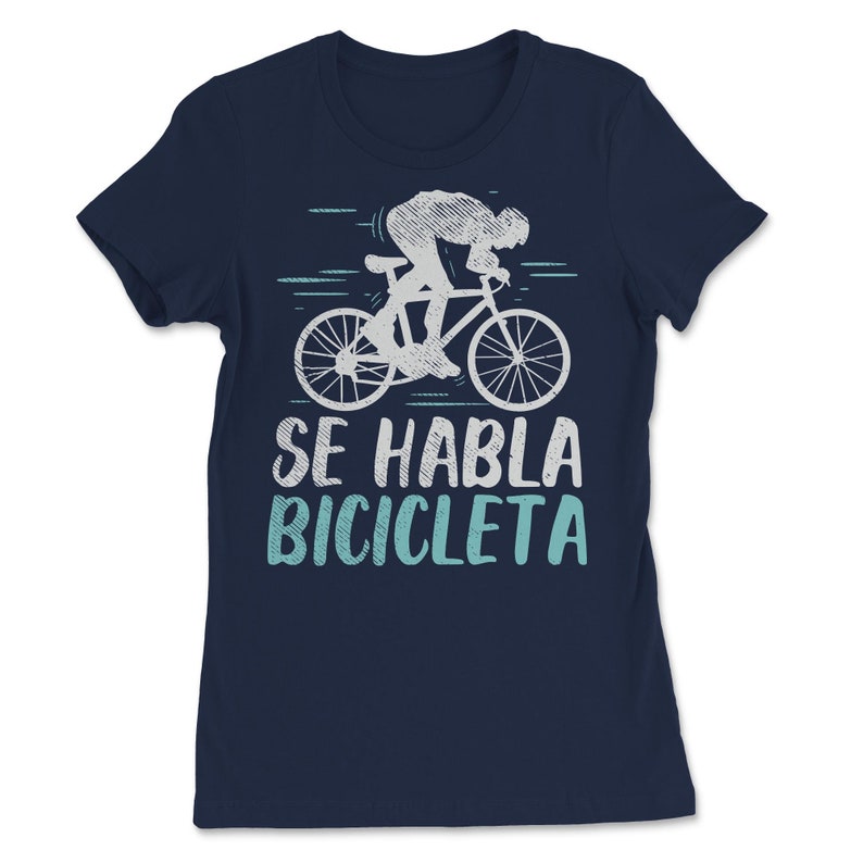 Funny Cycling Spanish Bike Se Habla Bicicleta