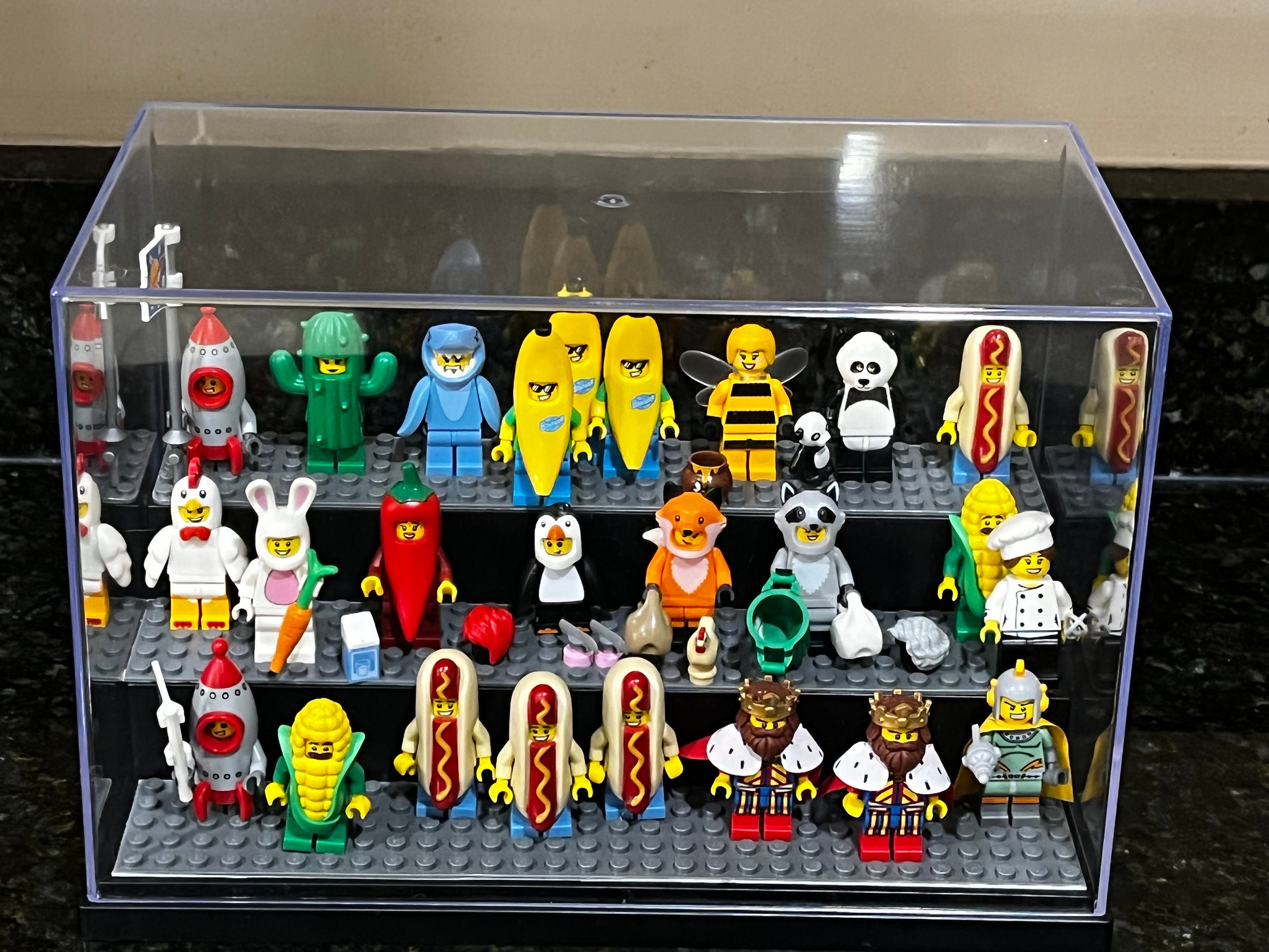 Smoochi - Lego Mini Figurine Storage- Action Figure Storage- Sticker  Storage- Barbie Clothes Organizer & Storage- Action Figure Accessory