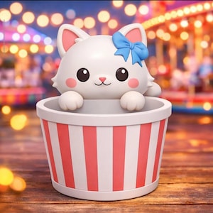 Secchiello per popcorn STF +3FM molto facile da colorare