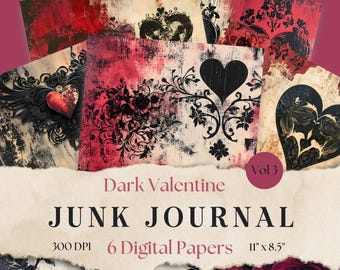 Páginas del diario basura de Dark Valentine: Efímeras románticas góticas (Descarga digital)