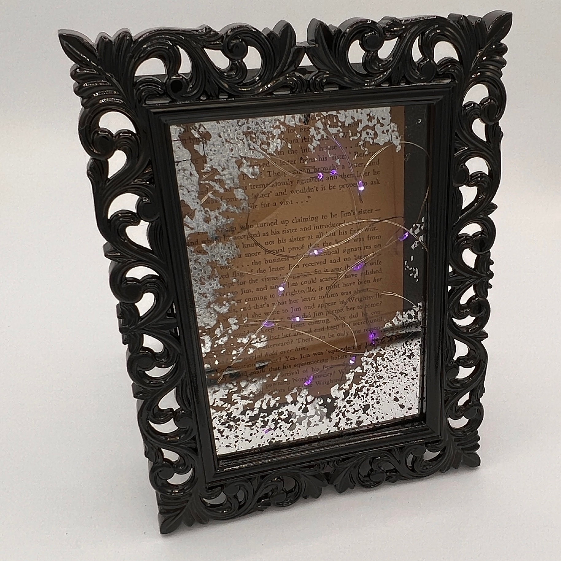 Shadow Box Photo Frame Table Marker Wedding Home Decor | Classy Gothic ...
