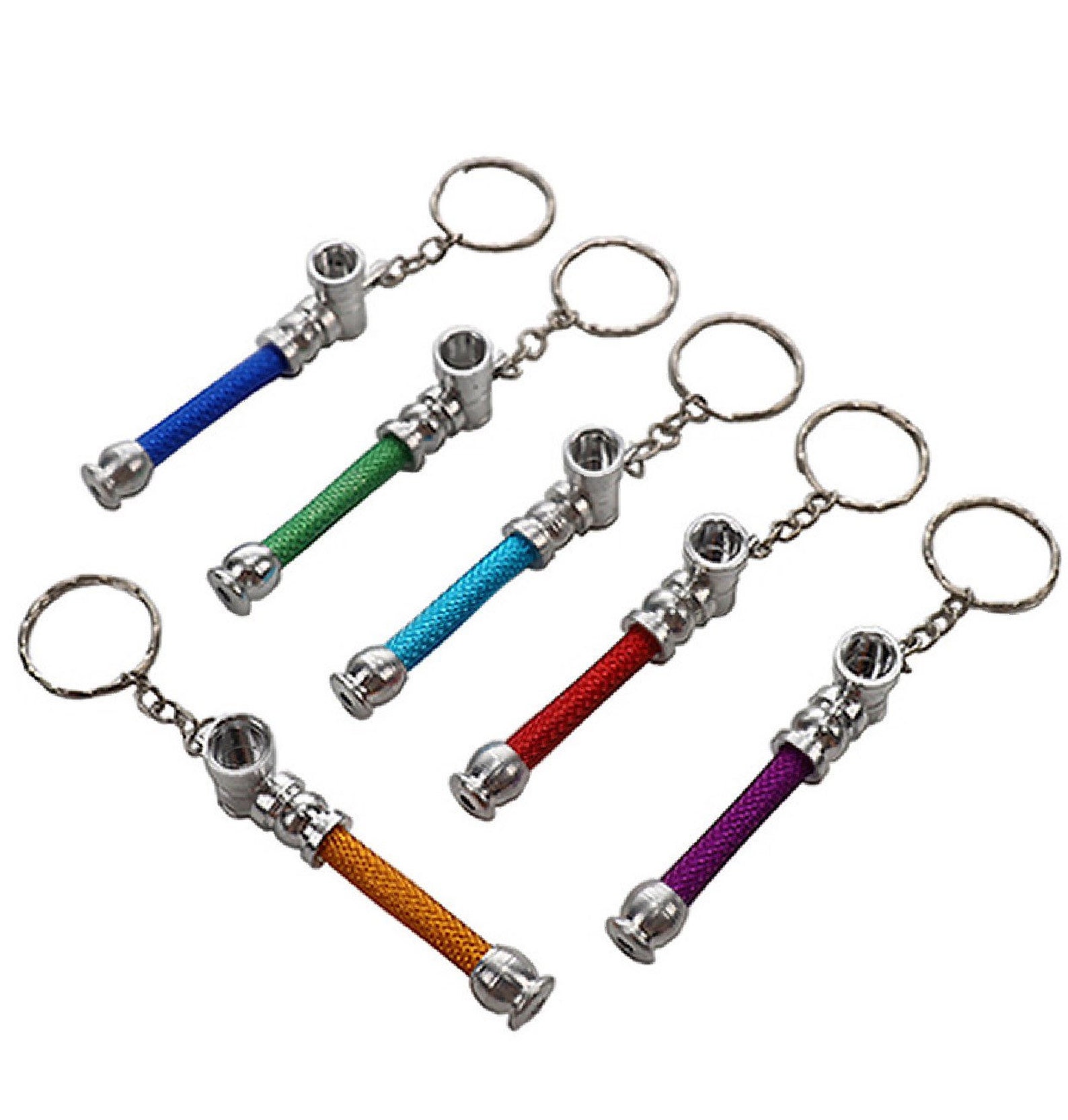 Metal Pipe Keychain One Hitter Etsy