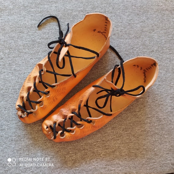 Reconstruction of Iron Age Shoes Found at the Horse Ice Patch Etsy