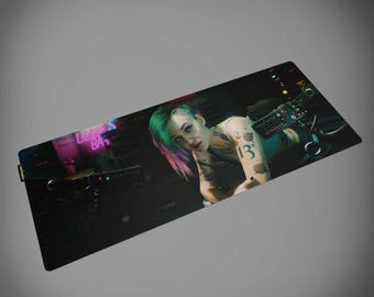 Cyberpunk® 2077 Desk Mat - Judy Alvarez