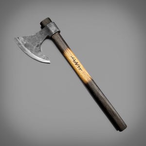 Bearded Runed Throwing Axe