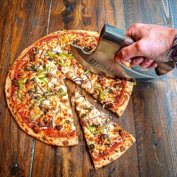 The Original Pizza Axe, Viking Pizza Cutter, Raven Forge Pizza Axe, Fathers  Day, Dads Birthday 