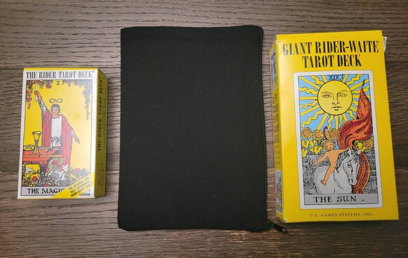 Tarot Card Bag Tarot Deck Bag With Zipper Tarot Card Pouch Etsy