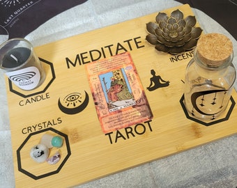 Meditation Board, Altar Board, Altar Cloth, Meditation, Spiritual Healing, Spirituality, Metaphysical, Yoga, Healing, Self Care, Altar Tools