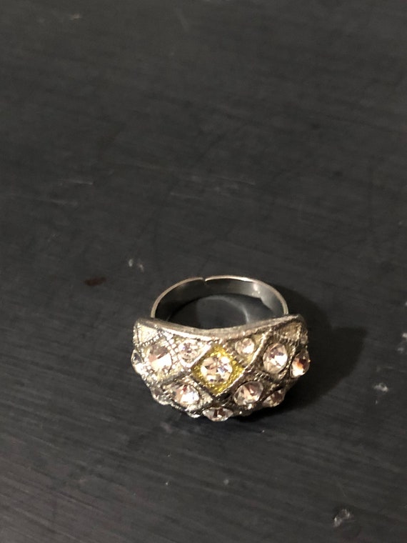 crystal statement ring Gem