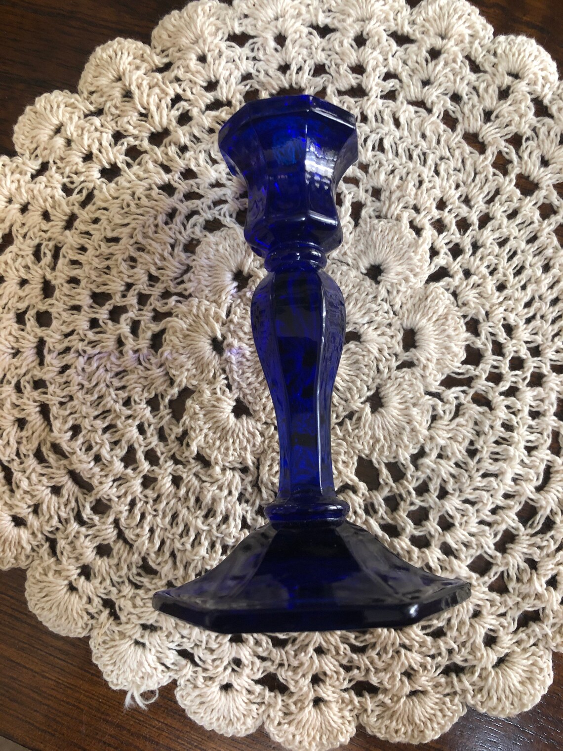 Cobalt blue candle holders 524 Etsy