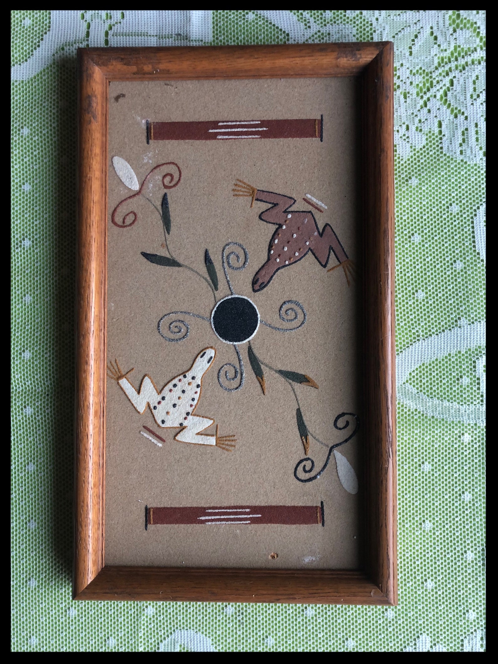 Native American Sand Art Paintings Etsy