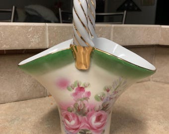 Vaso de cesta vintage