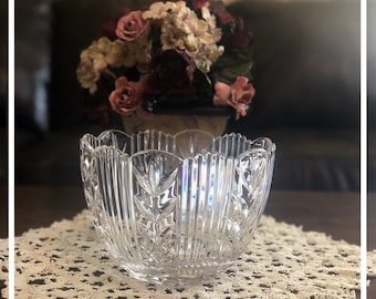Magnifique bol en cristal vintage #54