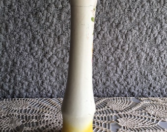Vaso amarelo vintage para botão nº 247