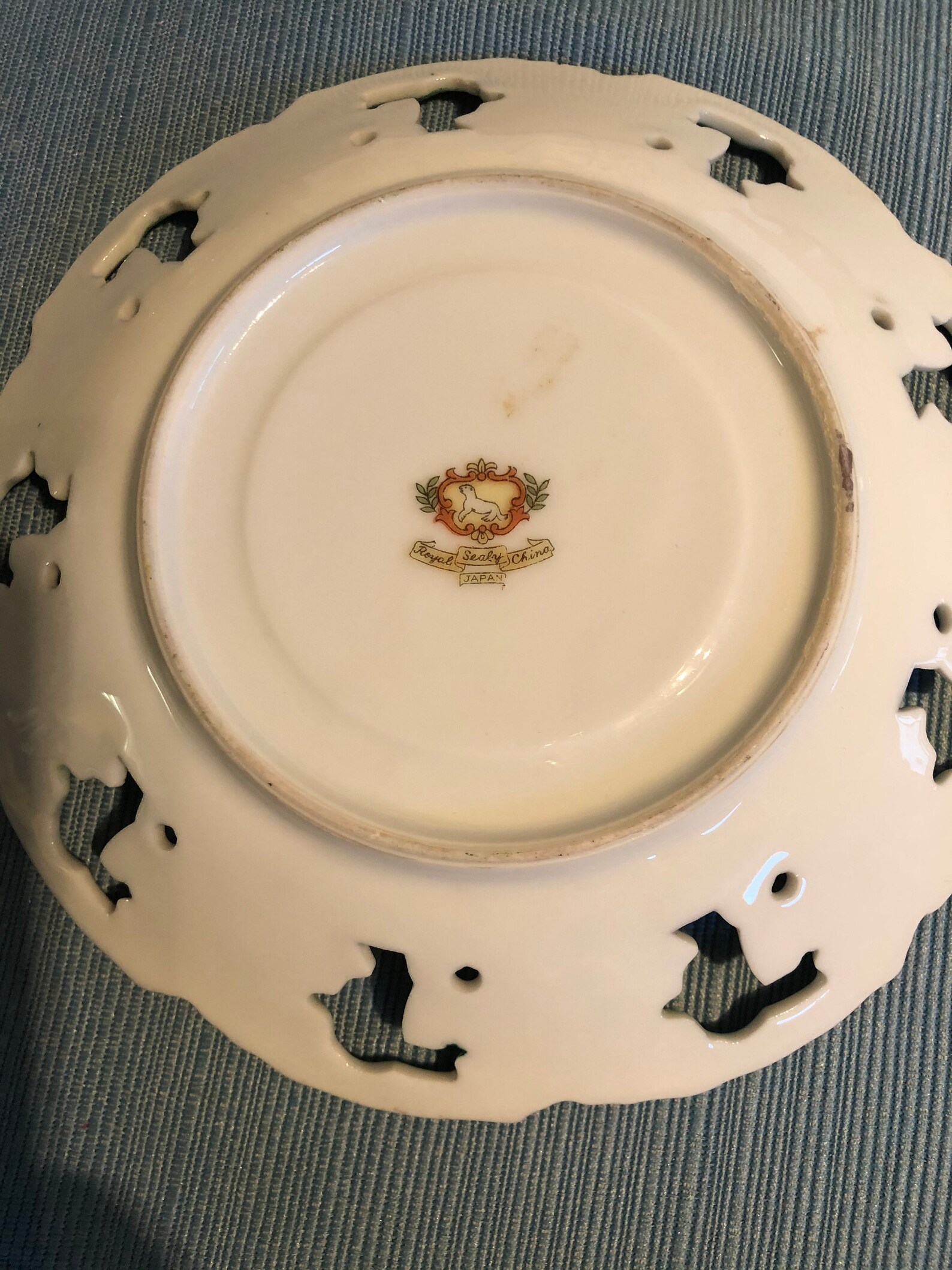 Royal Sealy China Decorative Plate 452 Etsy