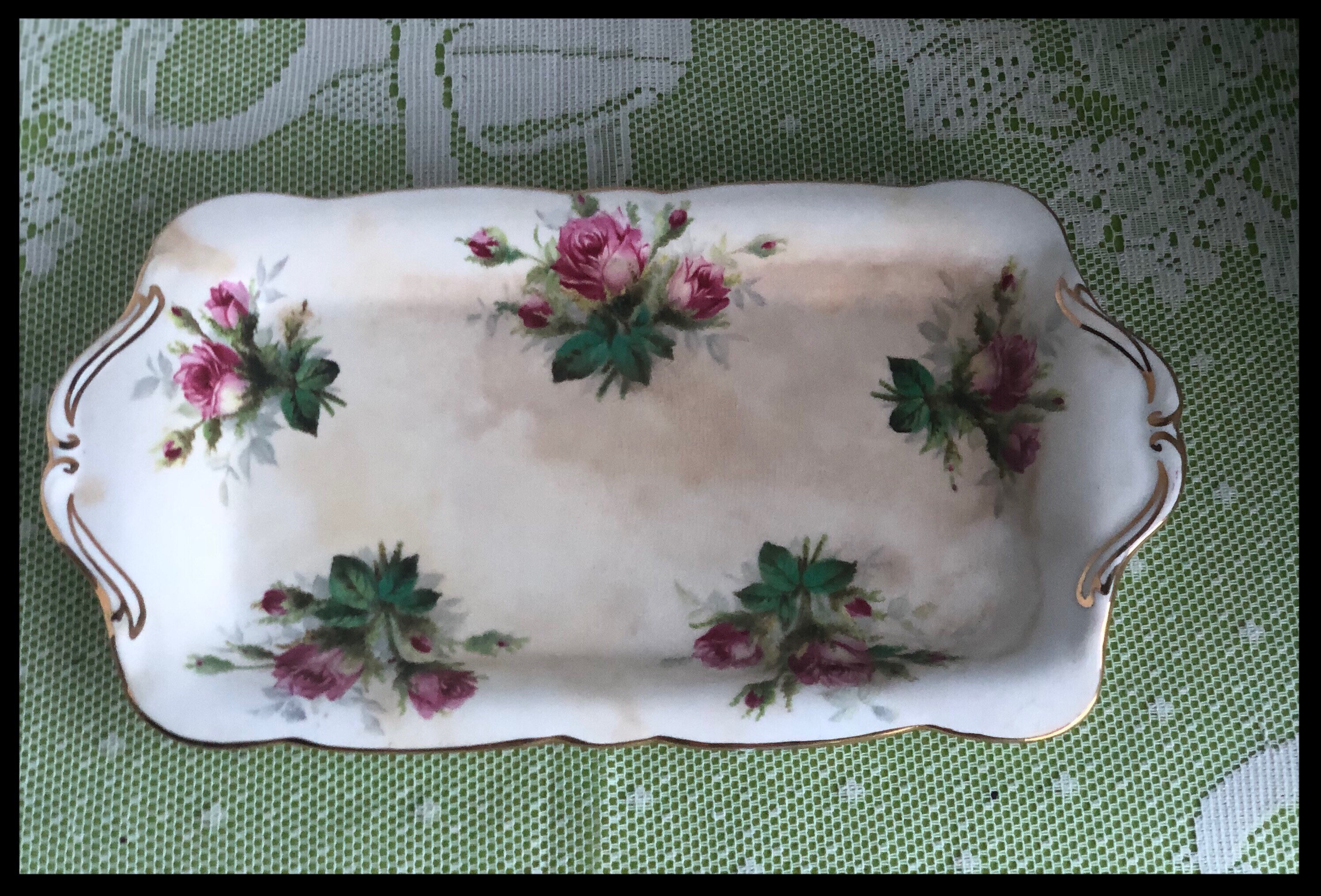 Antique porcelain tray 440 Etsy