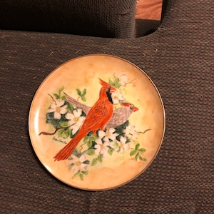 Hand Painted Collector Plate By Fran Hamilton. #407
