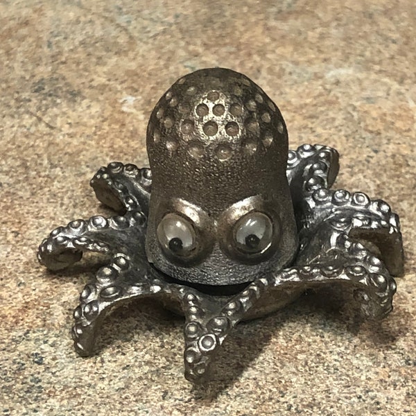 Miniature pewter Octopus