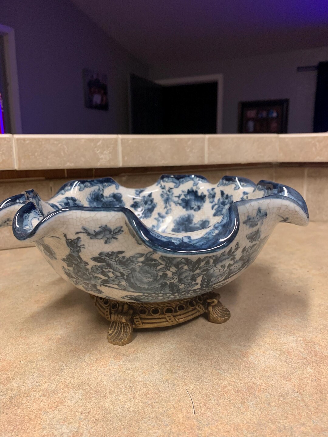 Vintage Chinese Blue and White Bowl #821 - Etsy