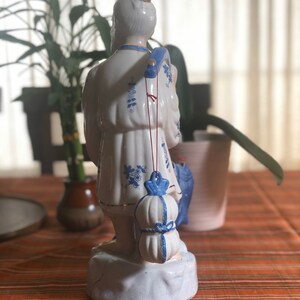 Vintage asiatischer blau-weißer Fischer #80 Bild 4