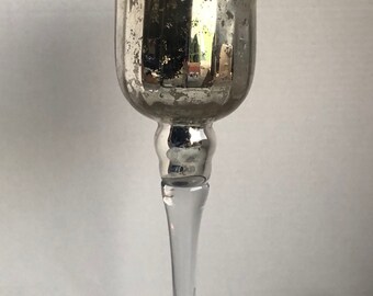 Vintage silver candle holder #530