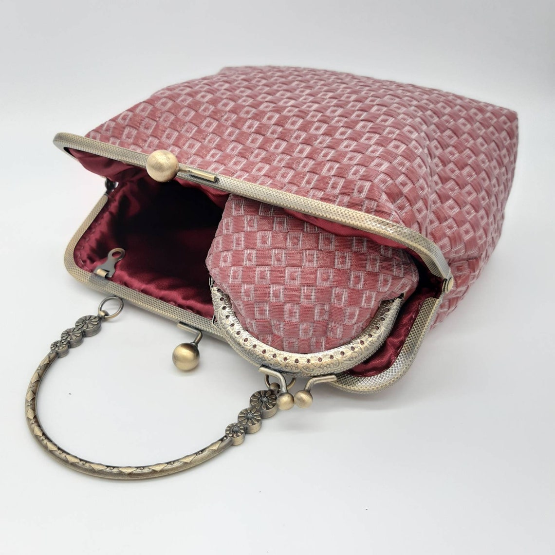 ClutchTasche Tasche Verschluss Klick Klick VintageStil Etsy