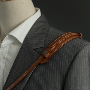 Leather Neck Pad, Leather Shoulder Pad for leather camera strap, wrist strap
