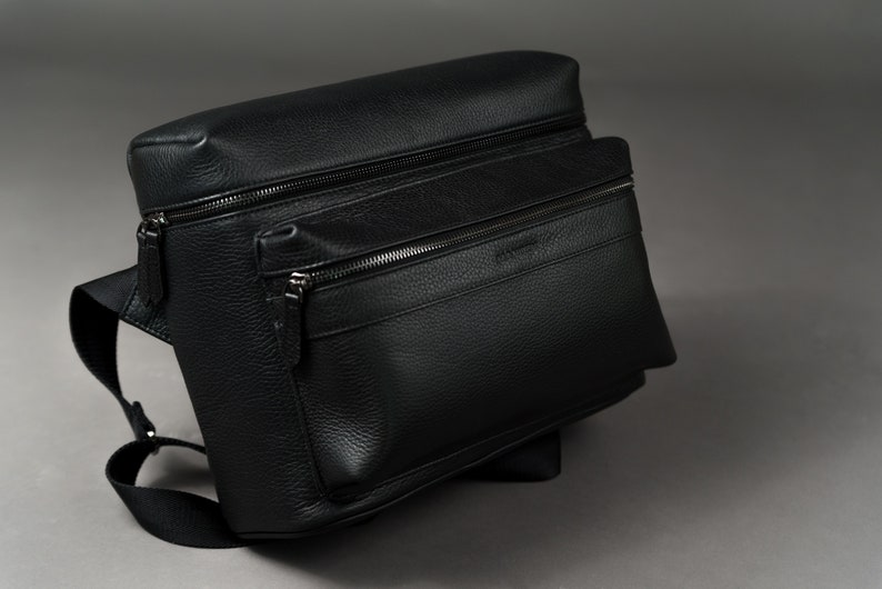 Cross-body Leather Camera Bag image 1