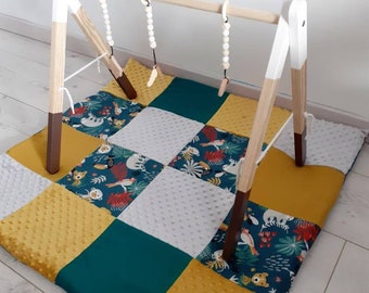 Tapis d éveil/tapis eveil/ tapis bébé/tapis inspiration montessori/tapis éveil sensoriel/ éveil/bébé/tapis de jeux/tapis de parc