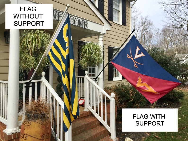 Tangle Free Never Wrap Perfect Flag Assistant Flag Pole Etsy