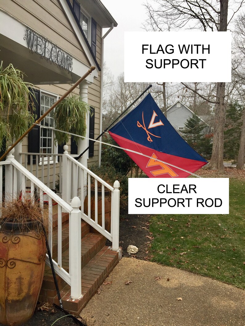 Tangle Free Never Wrap Perfect Flag Assistant Flag Pole Etsy