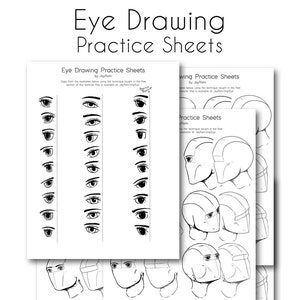 Eye Drawing Practice Book (Printable PDF)