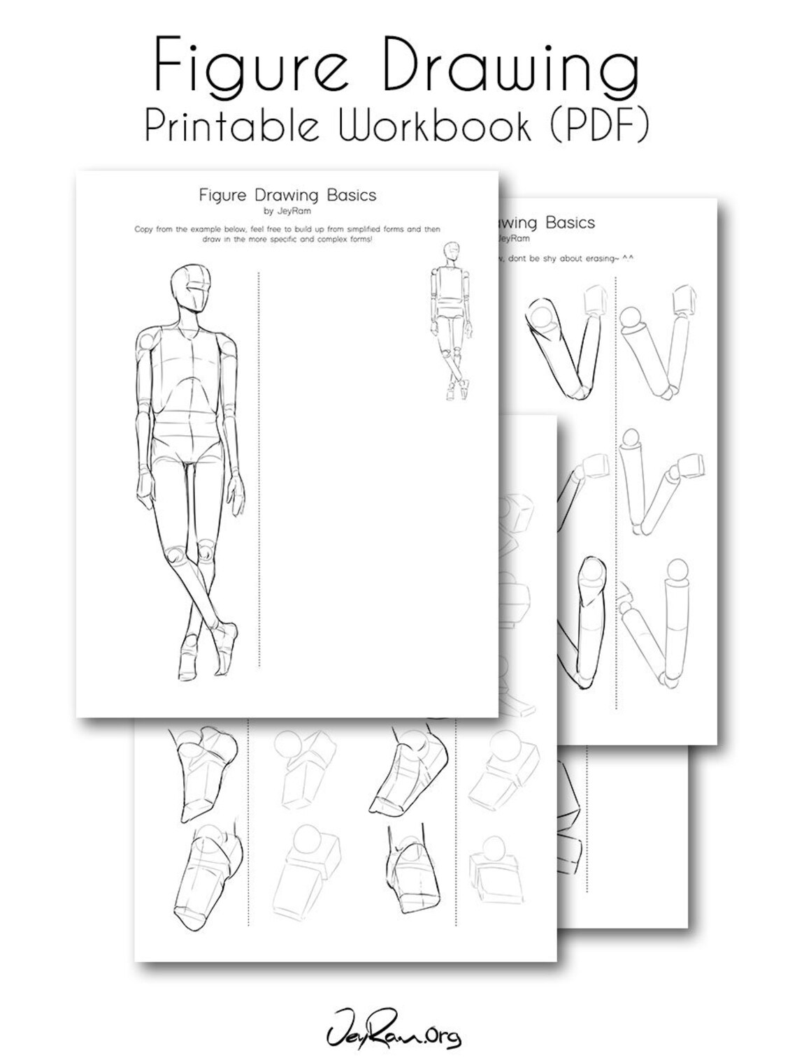 Figure Drawing Basics Book printable PDF | Etsy