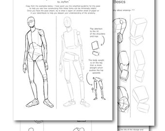 Figure Drawing Basics Book (Printable PDF)