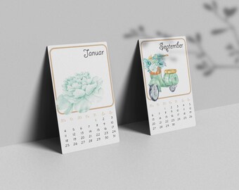 Taschenkalender Line Art Bullet Journal Kalender Fur Etsy