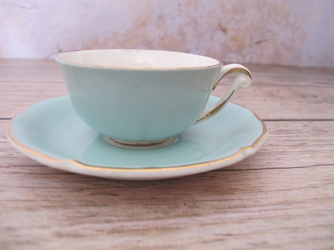 Set of Vintage French Coffee Cups From Saint Amand Set of 4 Etsy