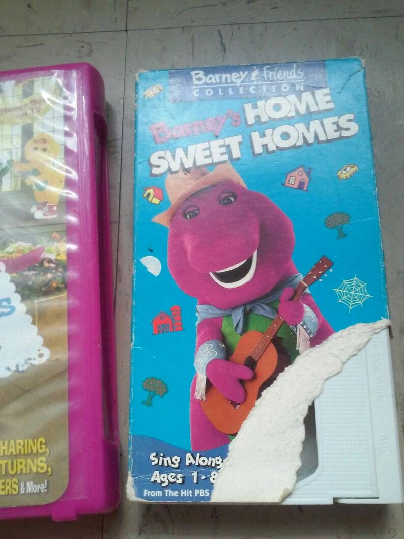 Barney's Vhs Childrens set....4 pack Etsy